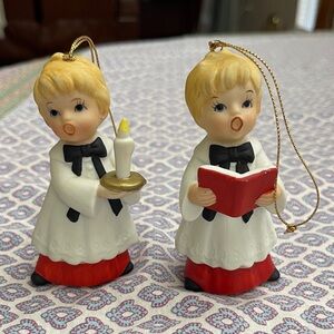 Homco ceramic Vintage Choir Boy Figurines
